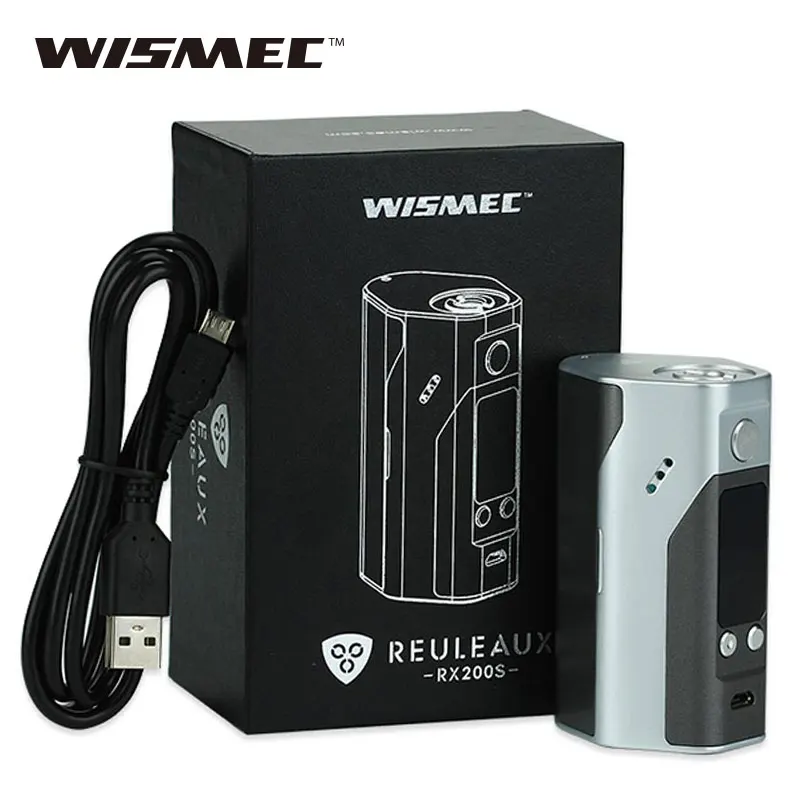 Prix pour 100% D'origine Wismec Reuleaux RX200S TC 200 W Écran OLED Boîte Mod avec Extensible Firmware Reuleaux RX200 S pour Théorème atomiseur Prix pour 100% D'origine Wismec Reuleaux RX200S TC 200 W Écran OLED Boîte Mod avec Extensible Firmware Reuleaux RX200 S pour Théorème atomiseur