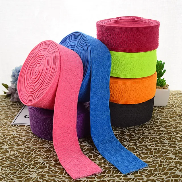 Soft Elastic Band Multirole Rubber Latex Thread Jacquard Weave Sewing