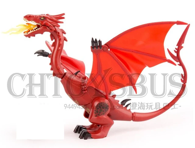 Smaug Hobbit The Lord Of The Rings Gambar Bangunan Blok Bricks