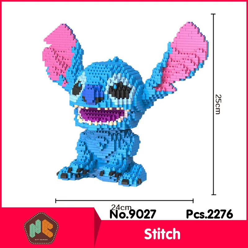 

HC9027 2276Pcs Bigger Stitch Series Without Original Box Building Blocks Diamond Bricks Toys Compatible With LOZ
