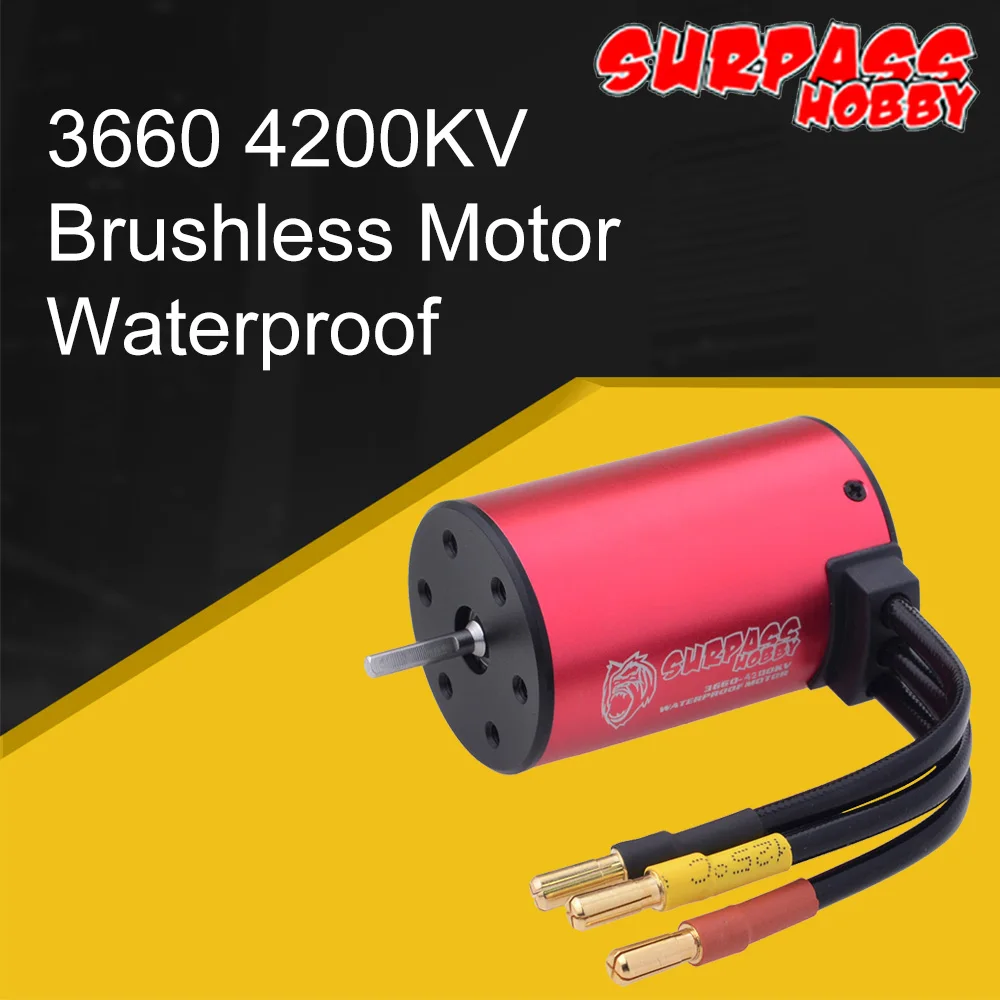 SURPASS HOBBY 3660 4200KV 3100KV 2S 3 175 5 мм вал бесщеточный мотор водонепроницаемый Бессенсорный