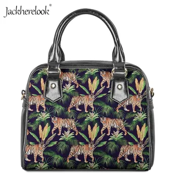 

Jackherelook New Tiger Jungle Pattern Women Bag Handbags Women Messenger Bags Crossbody Shoulder Bags Ladies Leather Handbag Hot