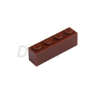 Dubbi 1*4 DIY строительные блоки толстые Кирпичи 100 г/лот около 60 шт совместимы с брендами обучающая игрушка подарок для детей - Цвет: Chocolate