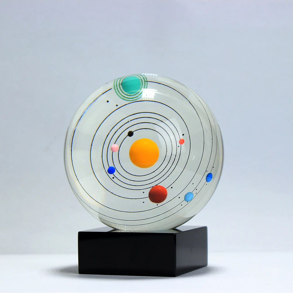 Мяч fengshui солнечная система планеты хрустальный шар стеклянная сфера украшение