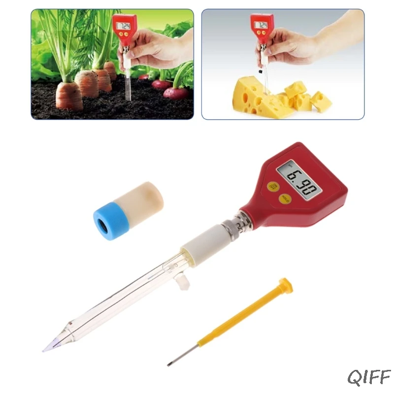 Ph98108 Ph Meter Sharp Glass Electrode For Water Food Cheese Milk Soil