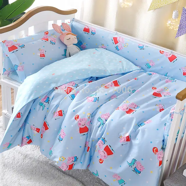 100 Cotton Baby Bedding Set Quilt Cover For Newborn Babies Crib