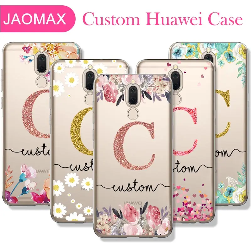 Чехол для телефона Jaomax с блестящим цветком Huawei P20 Lite P10 Mate 20 10 Pro индивидуальным