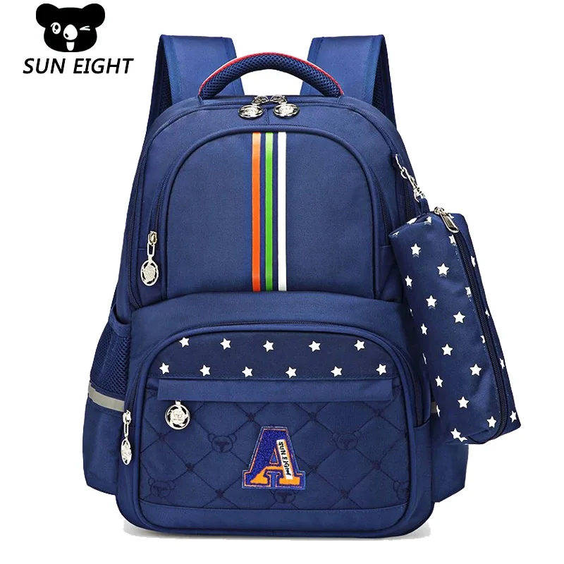 

SUN EIGHT School Bags For Girls/Boys Waterproof Children School Bags For Kids School Backpack Orthopedic Boys Back Pack Mochila