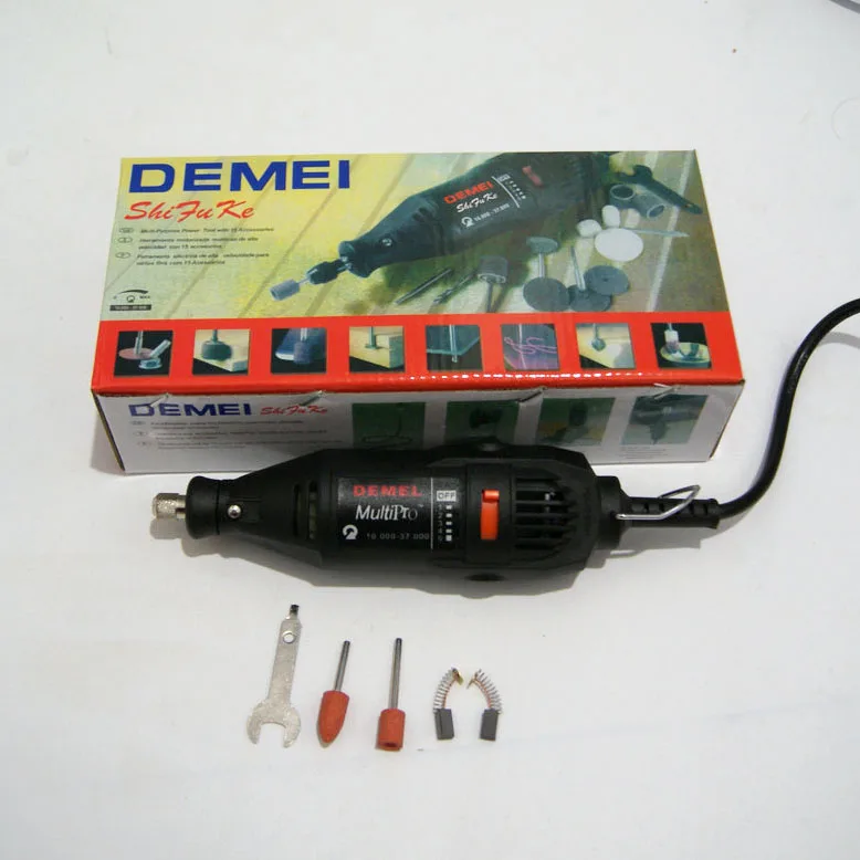 

DEMEI brand 220V 130W Electric drill Rotary Tool 5 Speed Mini  Drill with  Accessories Power Tools EU Plug US plug