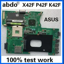 Abdo K42F placa base REV 3,0/3,2/3,3 для ASUS K42F X42F P42F Материнская плата ноутбука PGA989 HM55 DDR3 тестовая работа