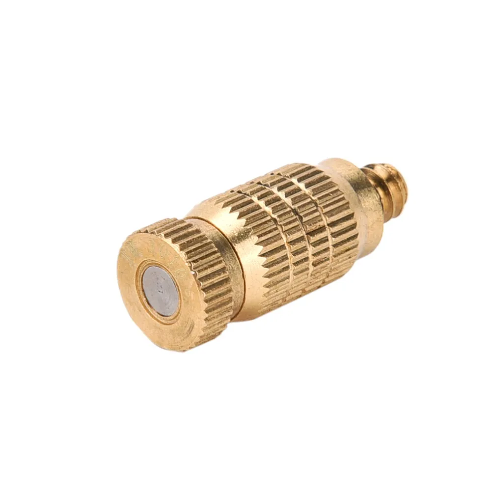 0.1 0.5mm Threaded Brass Fog Mist Nozzle Misting Fogging Spray Sprinkler Head Garden Sprinklers
