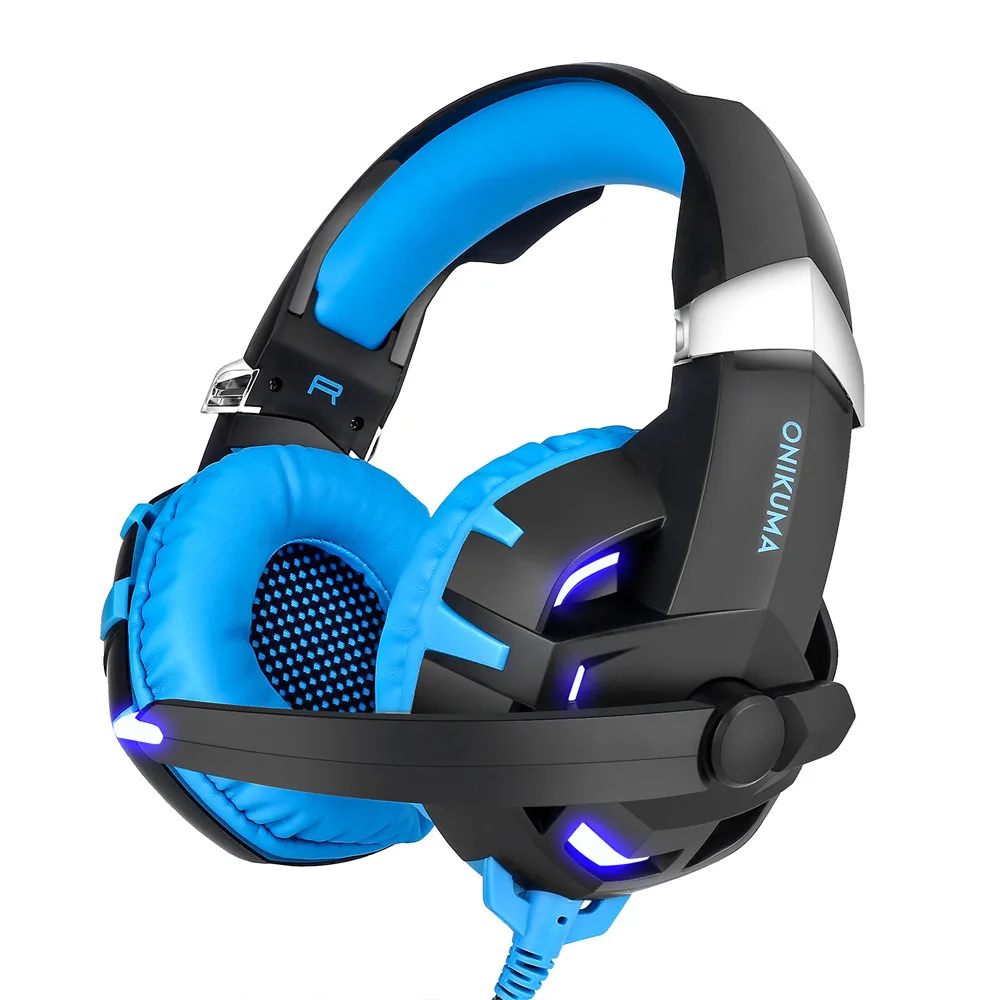 ONIKUMA K2 7.1 Surround Sound USB Gaming Headset Casque Wired PS4Xbox One Headphoes with Microphone Volume Control for Computer (13)