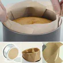 Инструменты для выпечки, тефлон, высокая термостойкость, не липкий, свободный выпуск, коврик для торта, 6 дюймов, 8 дюймов, круглый коврик для выпечки, принадлежности для торта