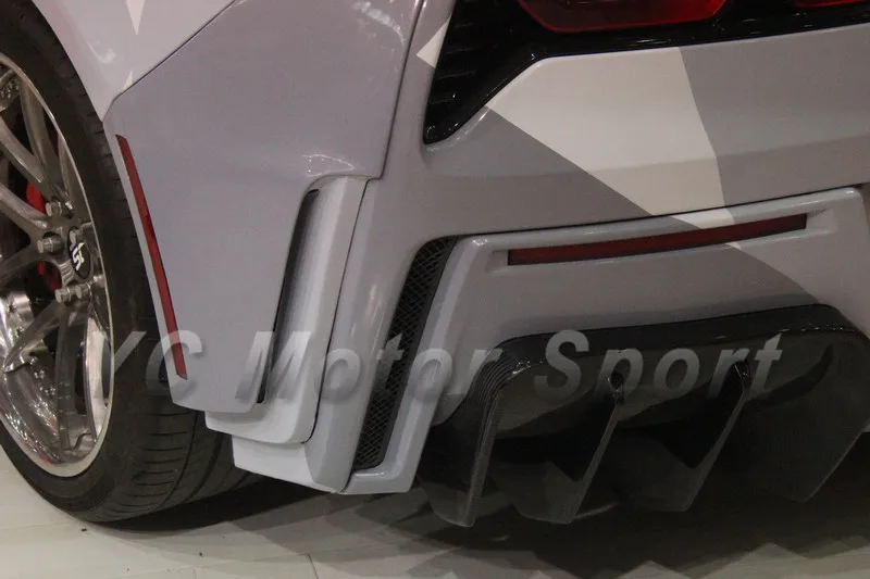 2014-2015 Chevrolet Corvette C7 Gemini Design Style Rear Diffuser FRP (23)