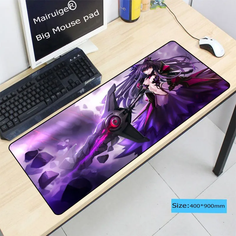 Большой японский коврик для мыши Mairuige 900x400x3 мм L XL XXL с японским аниме игровой