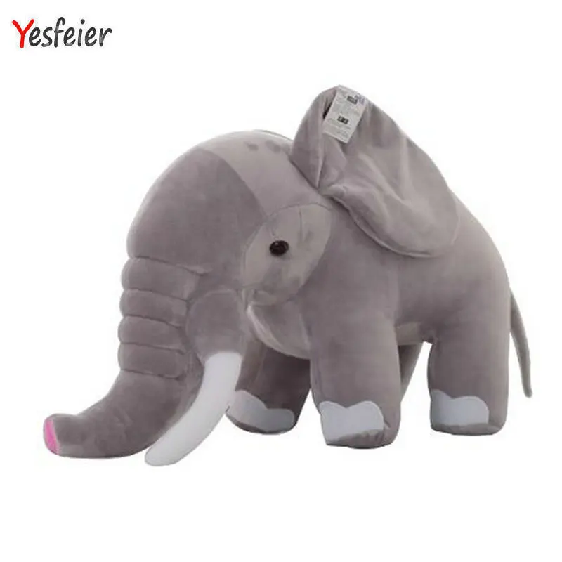 Drop shipping 30cm Cute Elephant Plush Doll Stuffed Animal Plush Toy