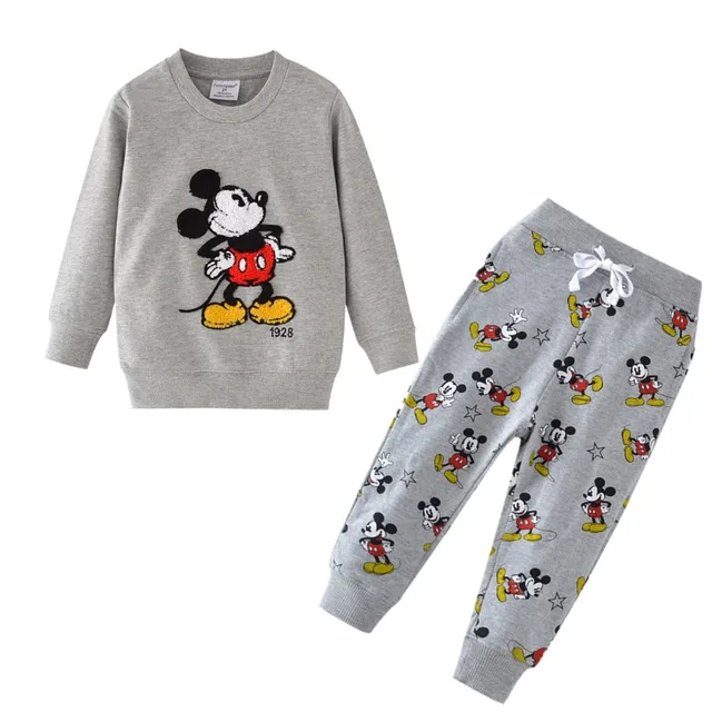 Baby Boys Cartoon Clothing Sets Children Winter Clothes Cute Printed Warm Sweetsets for Baby Boy Girls Kids Clothes 1