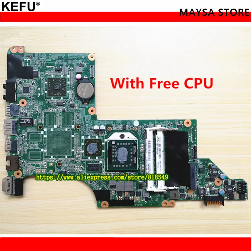 595135-001 Laptop motherboard for hp Pavilion DV6-3000DV6Z-3200 NOTEBOOK DA0LX8MB6D1 REV:D 100% TESTED, with free CPU 595135-001 Laptop motherboard for hp Pavilion DV6-3000DV6Z-3200 NOTEBOOK DA0LX8MB6D1 REV:D 100% TESTED, with free CPU