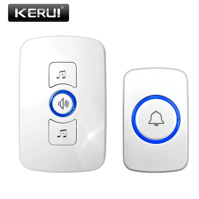 KERUI 2017 New Waterproof Multifunctional Wireless Doorbell with 32 Songs Support Multiple