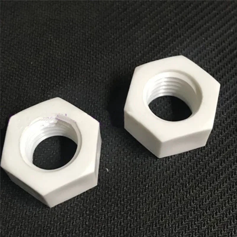 

20pcs M3M4M5M6M8M10M12 plastic Hex nuts PP Polypropylene Nut insulation Corrosion protection Plastics screw cap