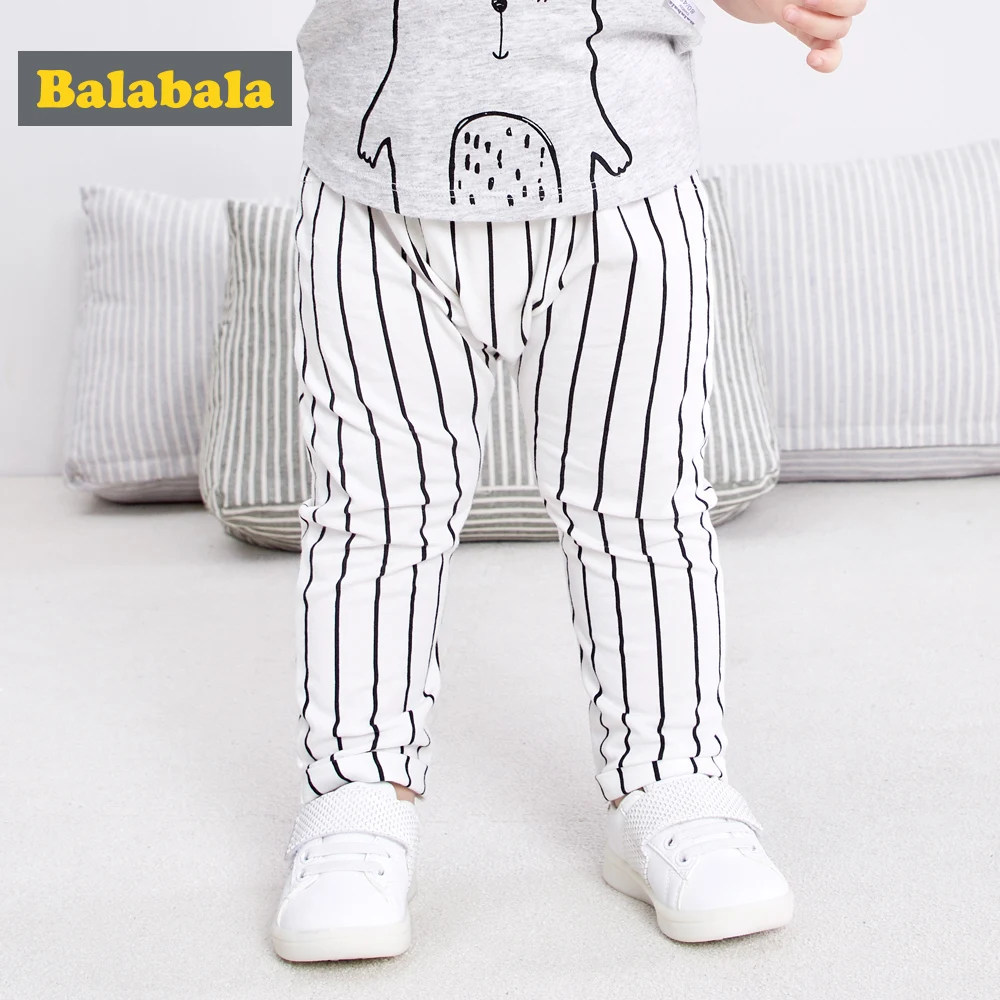 

Balabala Spring & Autumn infant boys Lovely pants Cartoon Girl boy newborn pants Baby pants brand Cotton children's pants baby