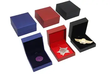 

60pcs/lot Jewelry Box Brooches/Badge/Commemorative Coins/Medal Storage Boxes Packaging Display Collective Holder Gift Boxes