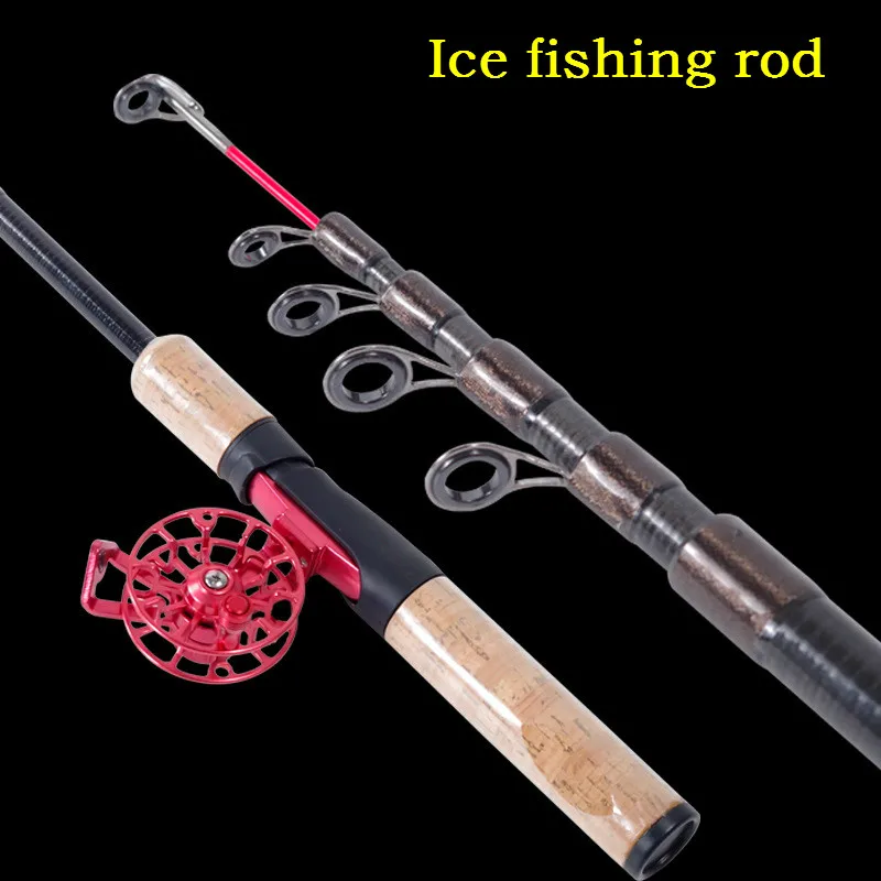  Super Light High Quality Ice Fishing Rod Hard Winter Stream Telescopic Carp Fishing Rod High Carbon