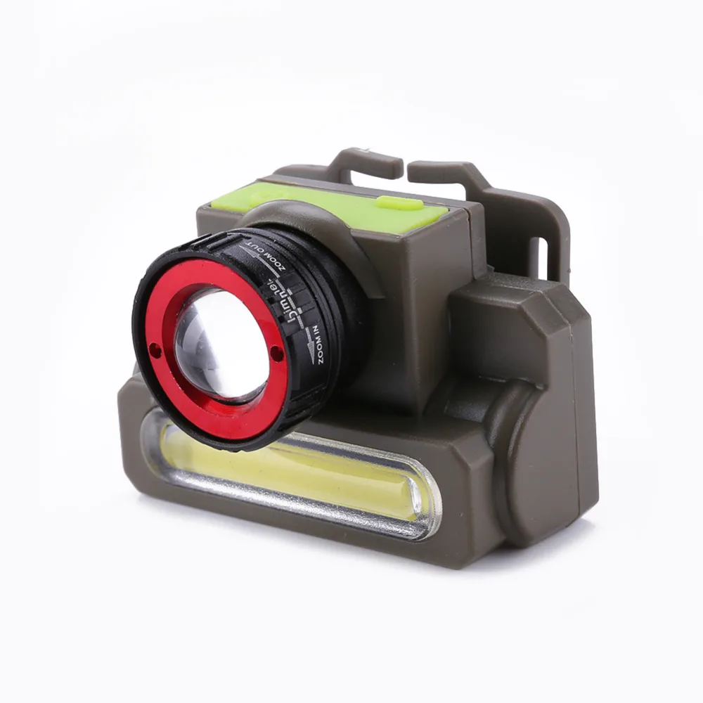 

Q5 Led Headlamp Waterproofing Rechargeable COB LED Head Torch Lamps Light Built-in lithium Battery 2400mAh