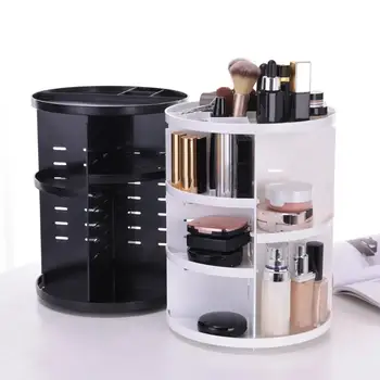 

New Brushes Storage Case 360 Degree Rotation Makeup Tool Cosmetics Storage Case Box Holder Organizer Tool