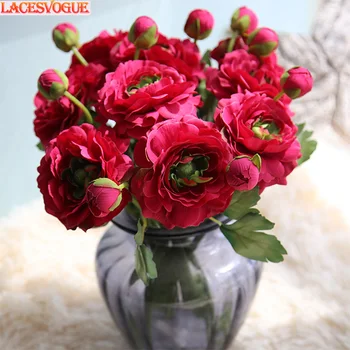 

Artificial Flower 12PCS Rose Flores Bouquet Garden Decoration Wedding Supplies Home Decorating Flowers Party Photo Props