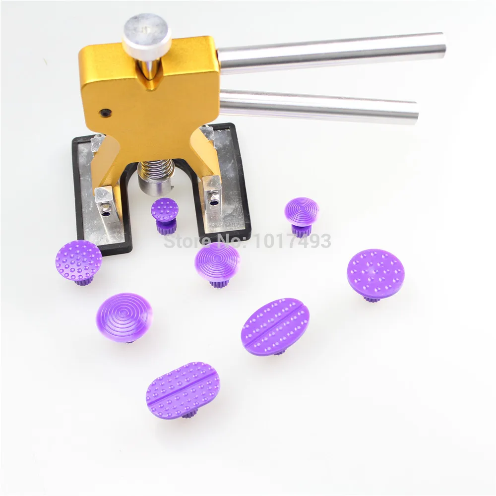 

PDR Tools Kit Auto Repair Tools Set 8pcs Auto Body Paintless Dent Removal Repair Tool Kits Glue Puller Smile Dent Lifter tool