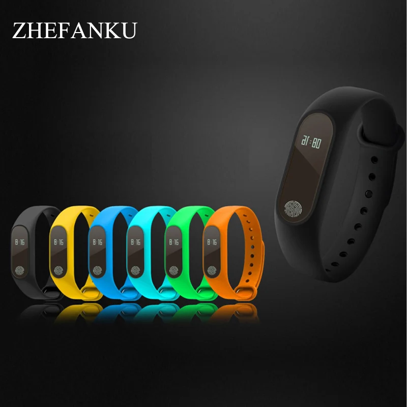 colorful smart bluetooth fitness tracker watch