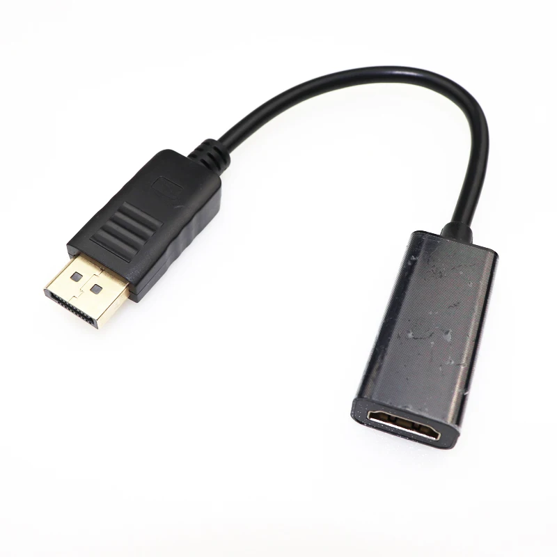 

dp to hdmi adapter DisplayPort to hdmi cable Converter 1080p adapter Dp Male to Female hdmi for HDTV Projector Laptop Displays