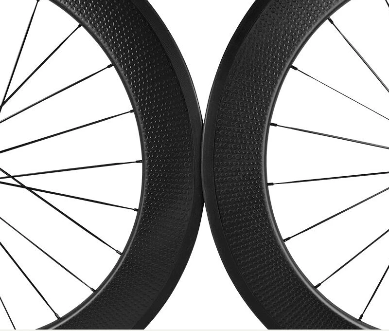 80mm-700c-carbon-dimple-wheels-racing-ruedas-carbono-carretera-dimple-surface-carbon-wheelset-new-roue-carbone (1)