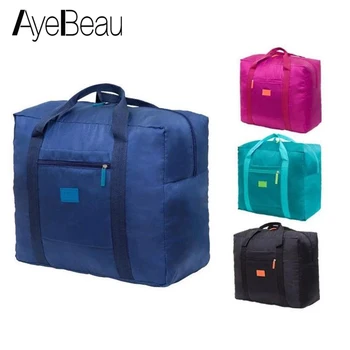 

Foldable Cabin Nylon Big For Overnight Voyage Weekend Duffel Hand Luggage Duffle Men Women Travel Bag Female Male Large Handbag