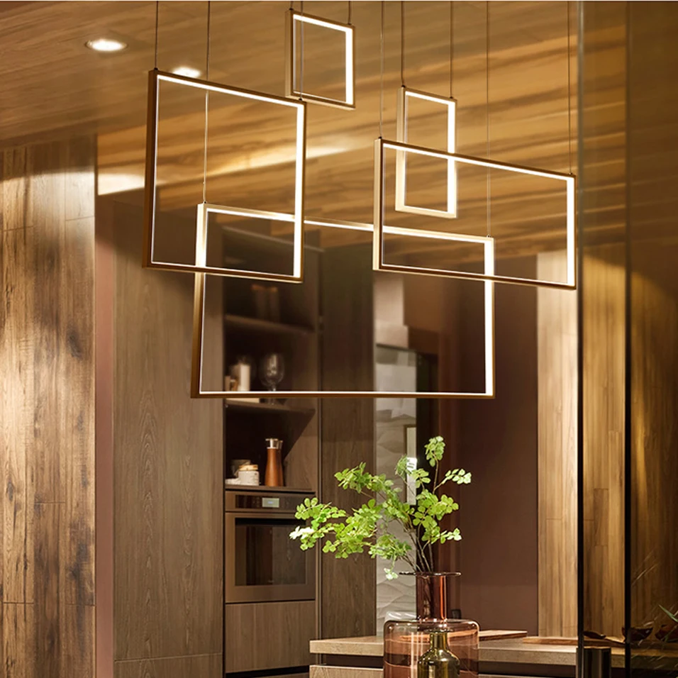

LED Postmodern Iron Aluminum Acrylic LED Lamp LED Light Pendant Lights Pendant Lamp LED Pendant Light For Foyer Dinning Room