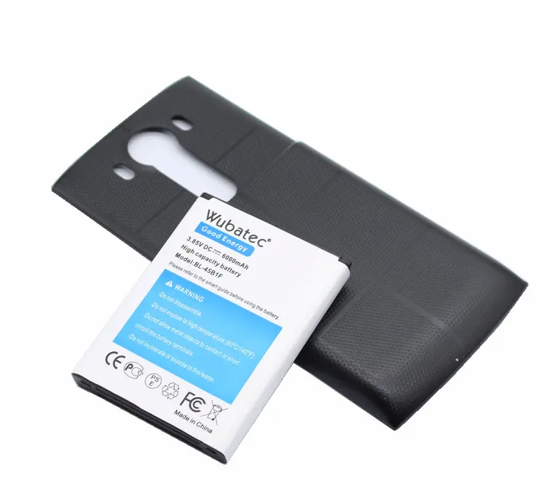 

Wubatec 5x 6000mAh BL-45B1F Extended Battery + Back Cover For LG V10 H901 VS990 H960A LS992 H968 H961N H900 F600L F600S F600K