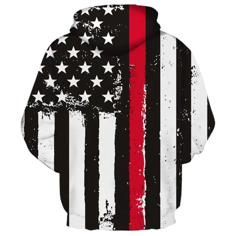 Headbook Fashion 3d Print Hoodies Men/Women Thin Cool 3d Sweatshirts Stars Striped USA Flag Print Hooded Hoodies YXQL596