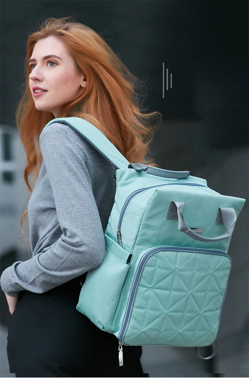Bolsa do Bebê Mochila de Viagem à Prova Bolsas de Fraldas Bolsa de Fraldas Cuidados com o Bebê Marca Grande Capacidade Dwaterproof Água Bolsa Maternidade Múmia Design Enfermagem 2 de viagem à prova dwaterproof água saco