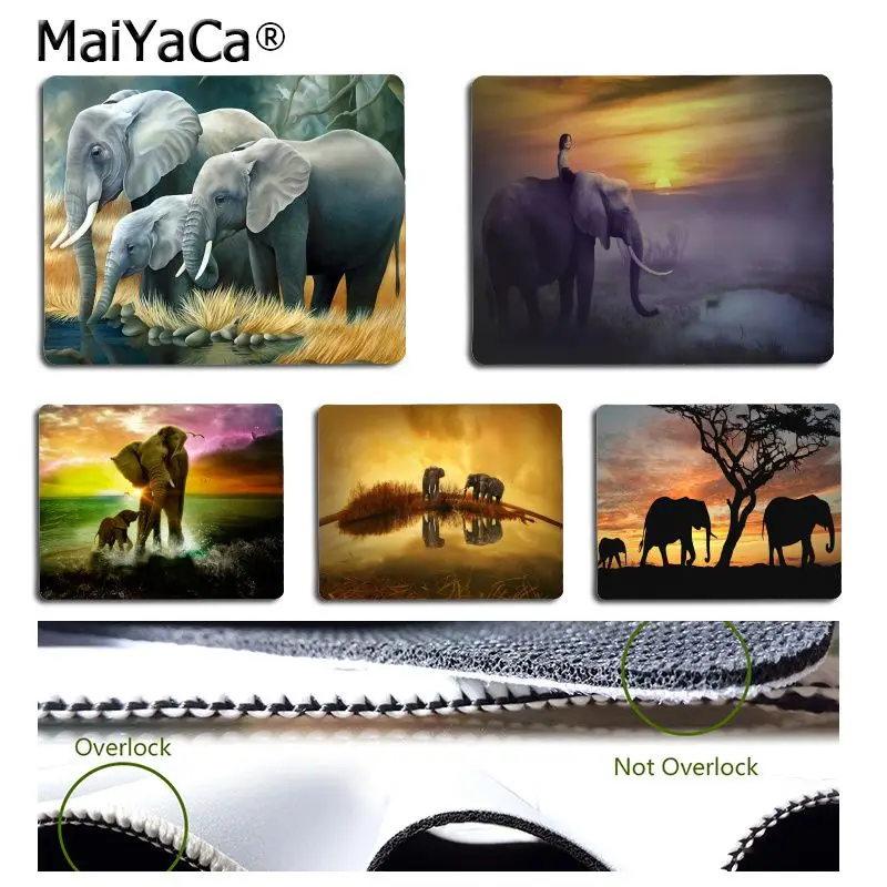 MaiYaCa тайский слон Закат, природа компьютерных игр Мышь коврики игровой Мышь pad для портативных ПК Тетрадь