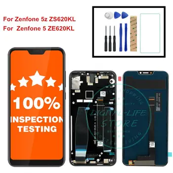 

AAA Quality for Asus Zenfone 5z ZS620KL LCD Display Screen for Zenfone5 ZE620KL LCD Digitizer Assembly+ Frame Replacement Parts