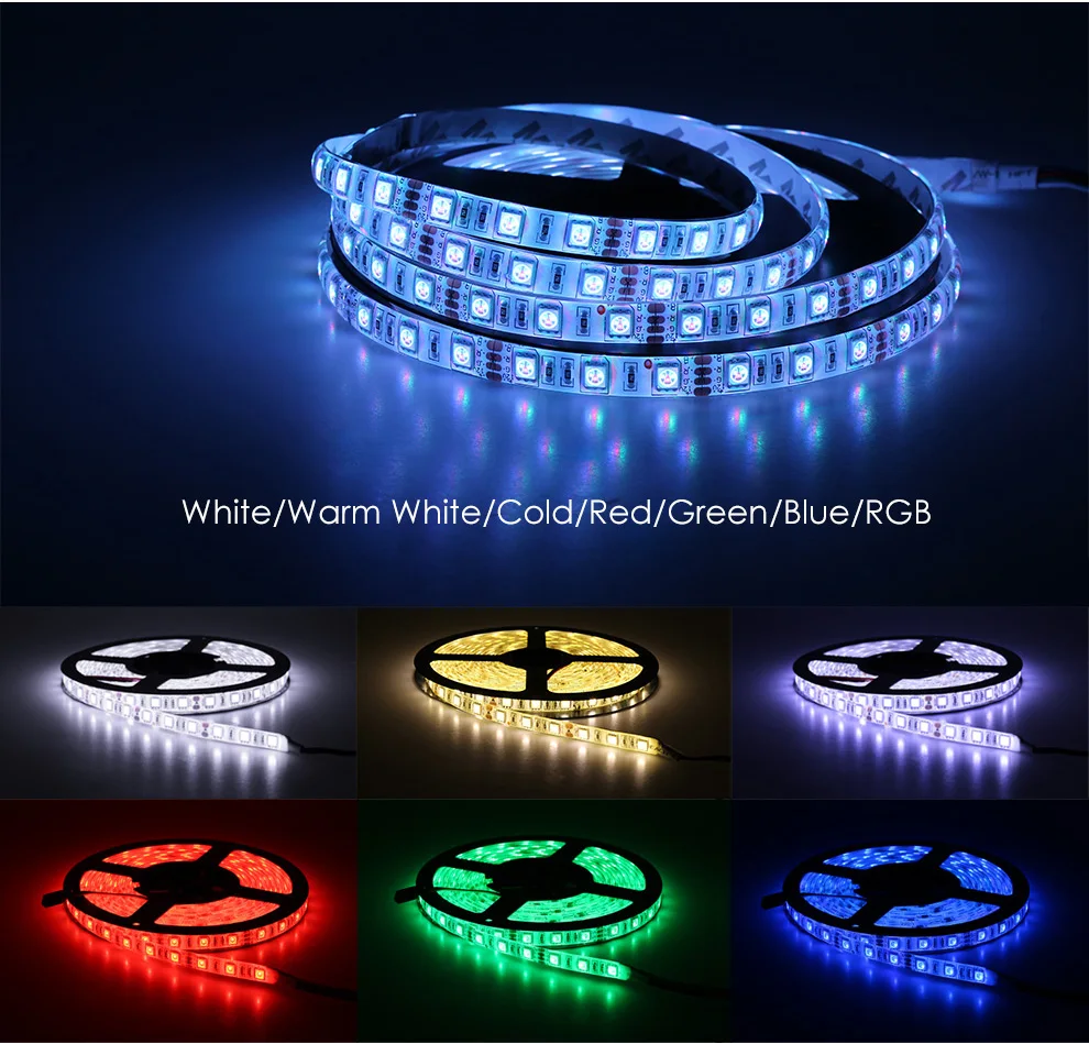 Светодиодная лента RGB RGBW светильник в постоянного тока 5050 светодиодов гибкая