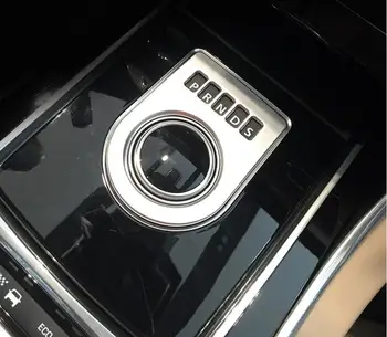 

Matt Chrome Gear Shift Panel Cover Trim For 2016 2017 Jaguar XE XF F-Pace
