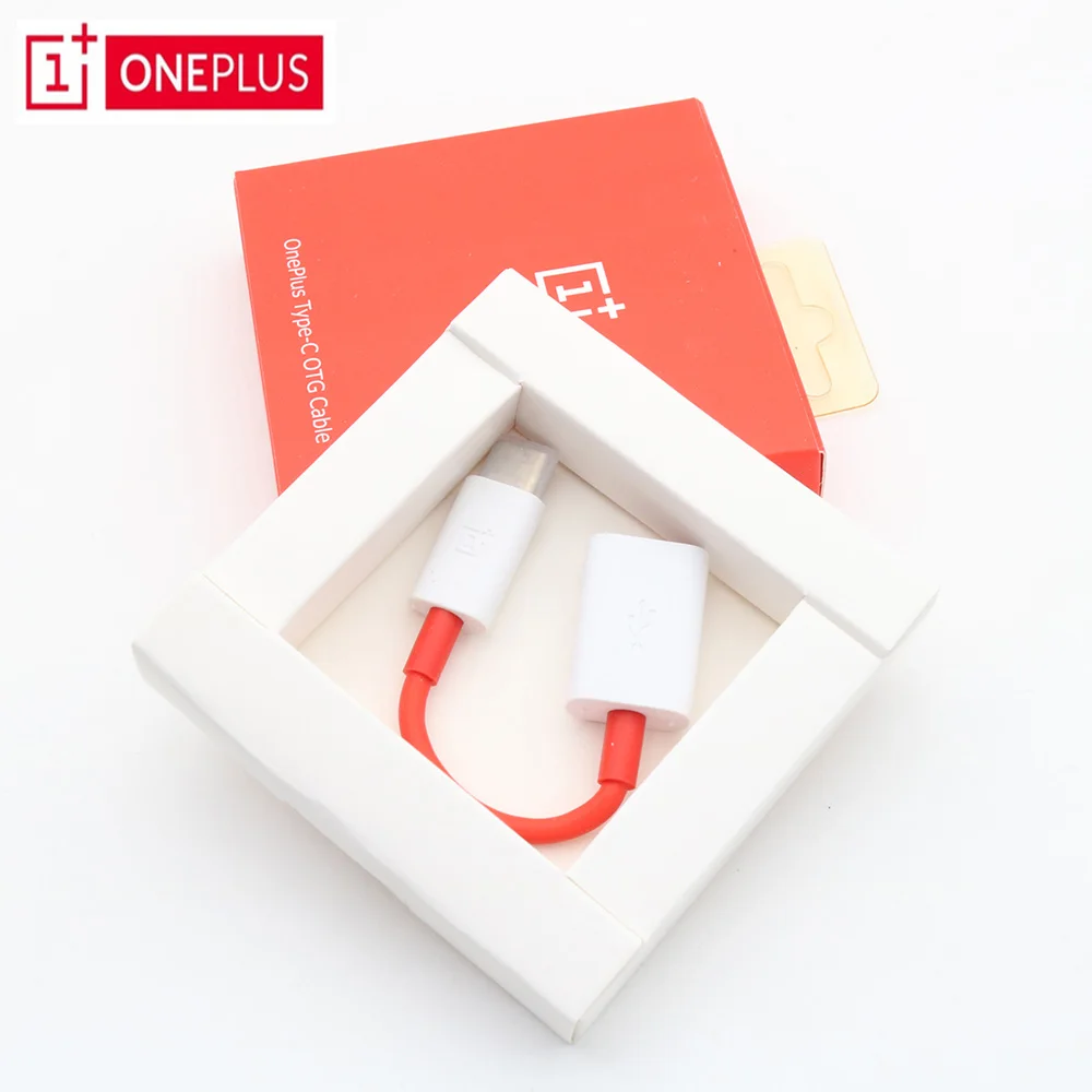 

100% Original Oneplus OTG Type-C Adapter Cable for Oneplus 3 3T 5 5T 6 6T 7 Support Pen Drive / U Disk / Mouse / Game handle