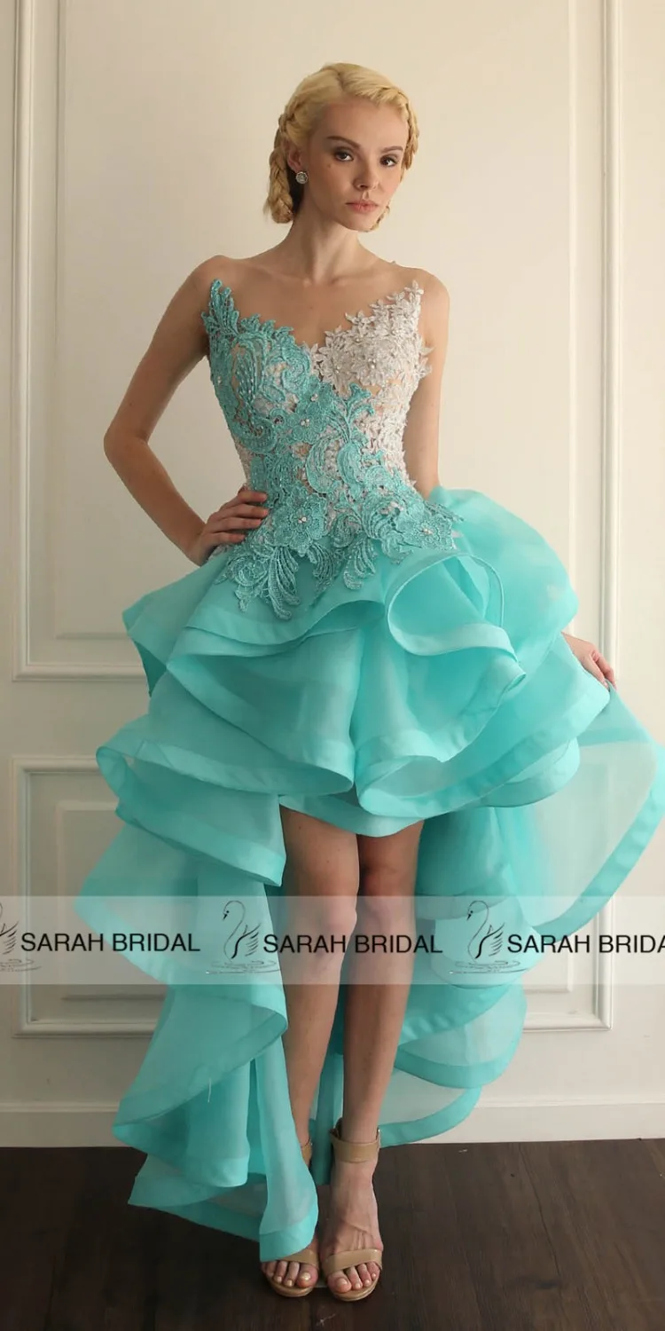 Sarahbridal Dreamy Forest Ace Wedding Dresses 2017 Y Backless Sarahbridal Dreamy Forest Ace Wedding Dresses 2017 Y Backless Ruched High Low Grace Loves Lace Bridal Gown Vestido Noiva In From
