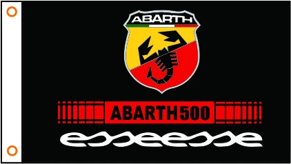 Флаг автомобиля Фиат Abarth баннер 3ftx5ft полиэстер 020