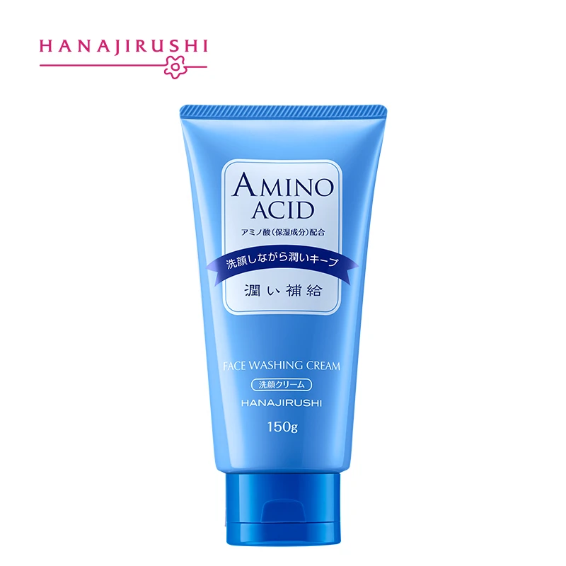 hanajirushi amino acid face washing cream