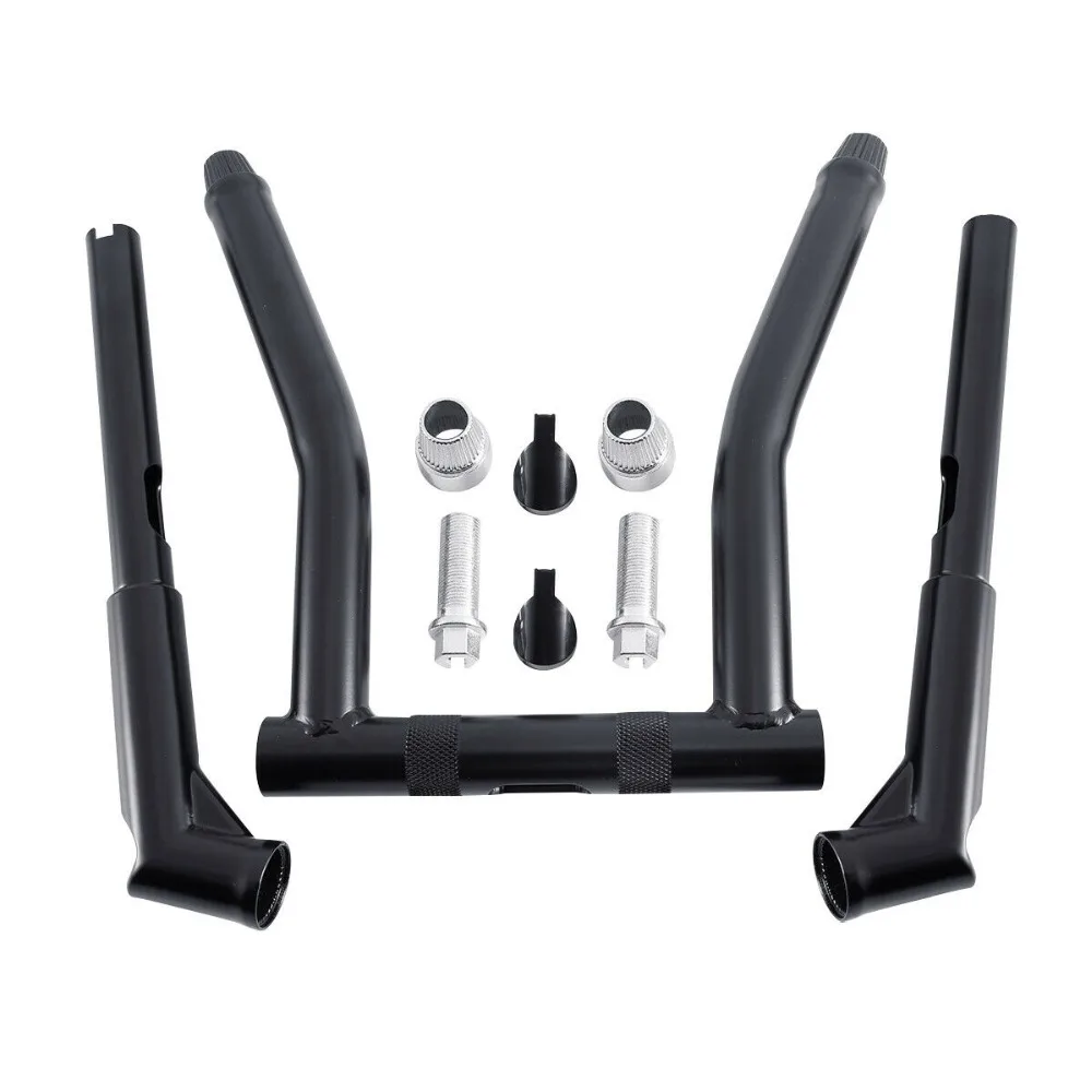 Регулируемый двигатель 14 &quotRise 1 1/4&quot Руль для Harley Dyna FLD 12 16 FLHR FLHRC FLHRS 03 13 Road King FXSTB