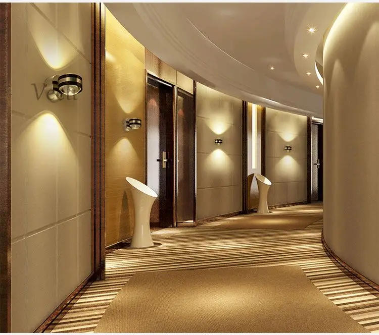 para Cima para Cima para Baixo Lâmpada de Parede Decoração do Hotel Sala de Estar Lâmpadas do Corredor de Cabeceira Baixo Levou Moderno Interior Luz Quarto tv Fundo Imagem Sutiã 7 picture lamp