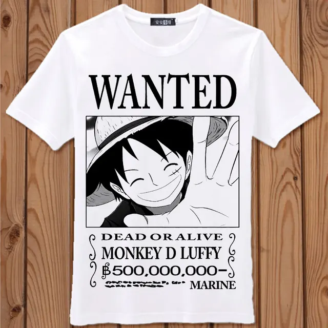 One Piece Luffy Cosplay Tshirt
